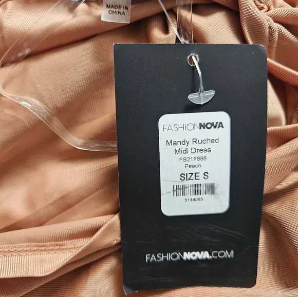 Fashion Nova ruched dress NWT - Picture 14 of 16